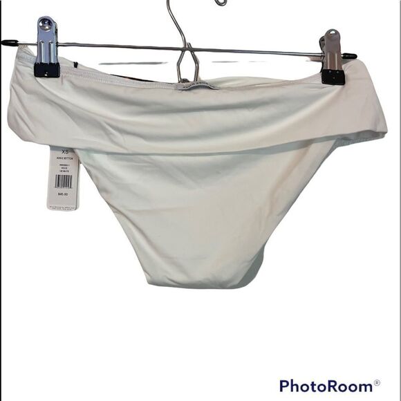 WEWEREWHAT  Annie Belted White Bikini Bottoms.Size XS - Picture 5 of 10